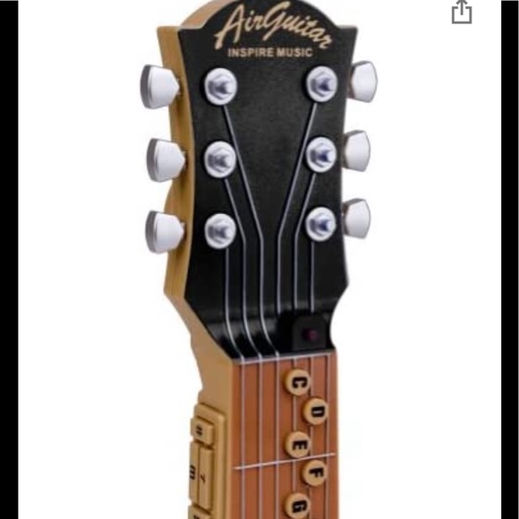 Air Guitar by Totes - With Lights Infrared Guitar String lights up when played - Picture 2 of 16